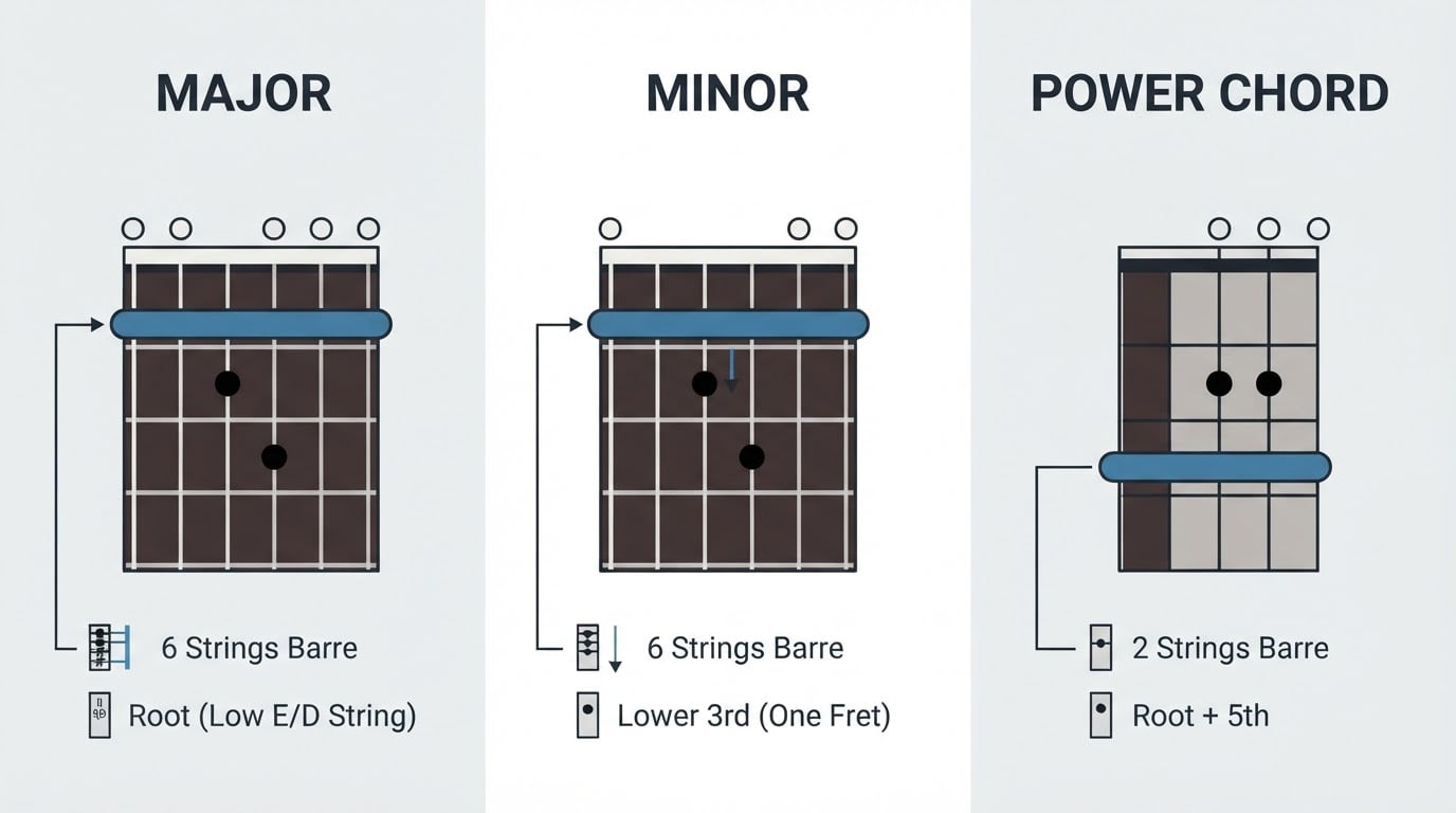 Open D Tuning Chords: Notes, Shapes, and Progressions
